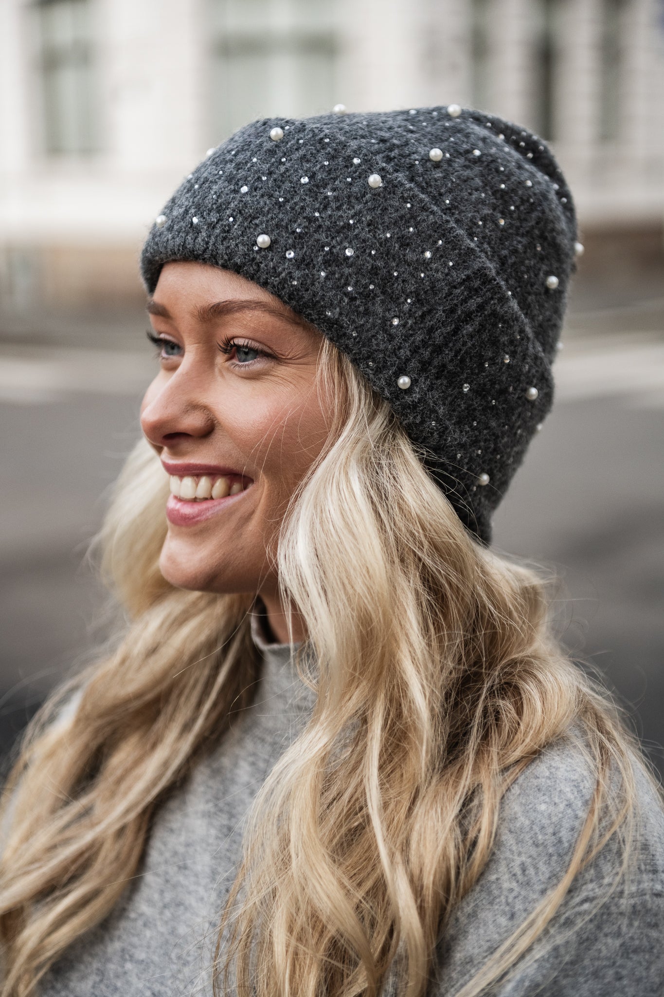 VISUMMER Beanie - Dark Grey Melange
